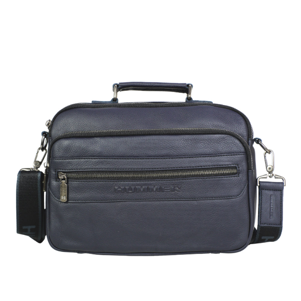 LEATHER HORIZONTAL SLING  BAG - 18131071