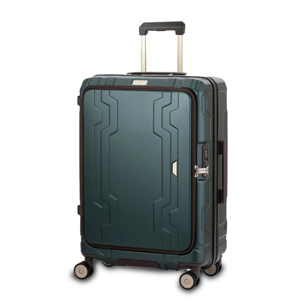 BLUE WHALE FRONT OPEN PC ALLOY LUGGAGE - 725525-48-60-69