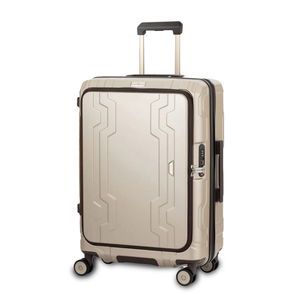 BLUE WHALE FRONT OPEN PC ALLOY LUGGAGE - 725525-48-60-69