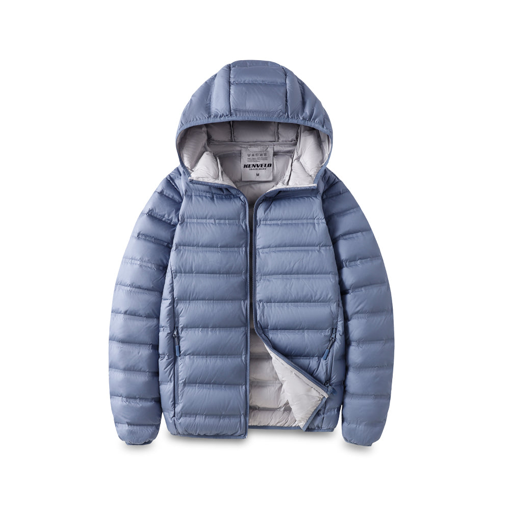 UNISEX DUCK FEATHERS MIX POLYESTER FLEECE JACKET - EJK001