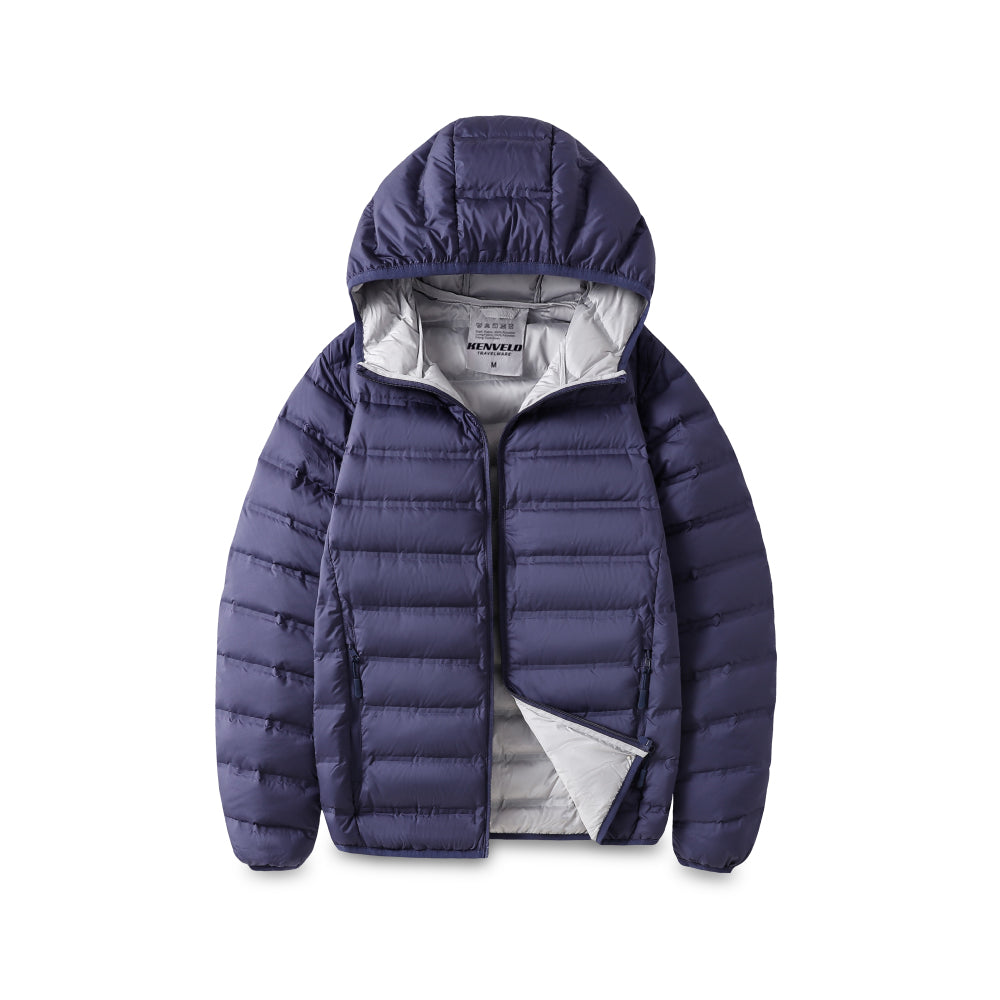 UNISEX DUCK FEATHERS MIX POLYESTER FLEECE JACKET - EJK001